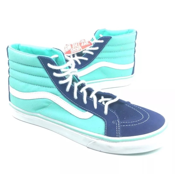 vans light blue shoes